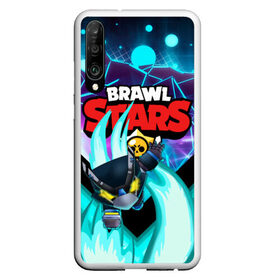 Чехол для Honor P30 с принтом BRAWL STARS MECHA CROW в Петрозаводске, Силикон | Область печати: задняя сторона чехла, без боковых панелей | 8 bit | brawl stars | crow | gale | leon | leon shark | max | mecha | mecha crow | mr.p | sally leon | shark | tara | virus 8 bit | werewolf leon | акула | берли | бравл старс | ворон | макс | оборотень