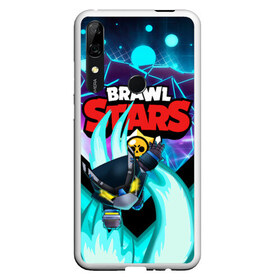 Чехол для Honor P Smart Z с принтом BRAWL STARS MECHA CROW в Петрозаводске, Силикон | Область печати: задняя сторона чехла, без боковых панелей | 8 bit | brawl stars | crow | gale | leon | leon shark | max | mecha | mecha crow | mr.p | sally leon | shark | tara | virus 8 bit | werewolf leon | акула | берли | бравл старс | ворон | макс | оборотень