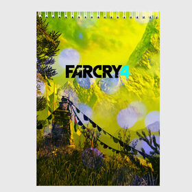 Скетчбук с принтом FARCRY4 в Петрозаводске, 100% бумага
 | 48 листов, плотность листов — 100 г/м2, плотность картонной обложки — 250 г/м2. Листы скреплены сверху удобной пружинной спиралью | far cry | farcry | game | ubisof | выживание | джунгли | игры | остров | фар край
