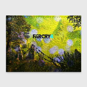 Обложка для студенческого билета с принтом FARCRY4 в Петрозаводске, натуральная кожа | Размер: 11*8 см; Печать на всей внешней стороне | far cry | farcry | game | ubisof | выживание | джунгли | игры | остров | фар край
