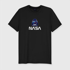 Мужская футболка хлопок Slim с принтом Crew Dragon NASA в Петрозаводске, 92% хлопок, 8% лайкра | приталенный силуэт, круглый вырез ворота, длина до линии бедра, короткий рукав | behnken | crew | dm 2 | dragon | f9 | falcon | hurley | logo | nasa | space | spacex | астронавты | бенкен | илон | космос | лого | логотип | маск | наса | ракета