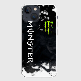 Чехол для iPhone 13 mini с принтом MONSTER ENERGY в Петрозаводске,  |  | black monster | bmx | claw | cybersport | energy | monster | monster energy | moto | motocross | race | sport | киберспорт | когти | монстер энерджи | монстр | мото | мотокросс | ралли | скейтбординг | спорт | энергия