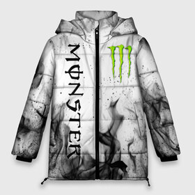 Женская зимняя куртка 3D с принтом MONSTER ENERGY в Петрозаводске, верх — 100% полиэстер; подкладка — 100% полиэстер; утеплитель — 100% полиэстер | длина ниже бедра, силуэт Оверсайз. Есть воротник-стойка, отстегивающийся капюшон и ветрозащитная планка. 

Боковые карманы с листочкой на кнопках и внутренний карман на молнии | black monster | bmx | claw | cybersport | energy | monster | monster energy | moto | motocross | race | sport | киберспорт | когти | монстер энерджи | монстр | мото | мотокросс | ралли | скейтбординг | спорт | энергия