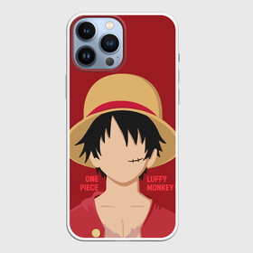 Чехол для iPhone 13 Pro Max с принтом Luffy в Петрозаводске,  |  | Тематика изображения на принте: monkey d. luffy | nami | one piece | аниме | большой куш | луффи | манки де луффи | нами | пиратская | пираты | тони | череп | чоппер | шляпа