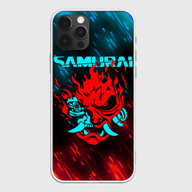 Чехол для iPhone 12 Pro Max с принтом CYBERPUNK 2077 SAMURAI в Петрозаводске, Силикон |  | cd project red | cyberpunk 2077 | demon | keanu reeves | samurai | smile | демон | киану ривз | киберпанк 2077 | самураи | смайл