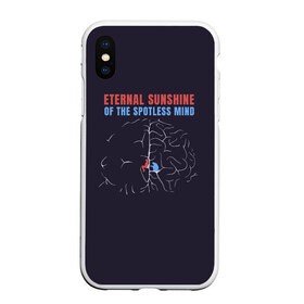 Чехол для iPhone XS Max матовый с принтом Eternal sunshine в Петрозаводске, Силикон | Область печати: задняя сторона чехла, без боковых панелей | eternal sunshine | eternal sunshine of the spotless mind | вечное сияние | вечное сияние чистого разума