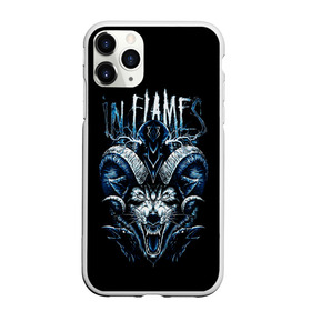 Чехол для iPhone 11 Pro матовый с принтом IN FLAMES в Петрозаводске, Силикон |  | alternative | hardcore | in flames | punk | rock | usa | wolf | альтернатива | волк | панк | рок