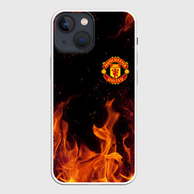 Чехол для iPhone 13 mini с принтом МАНЧЕСТЕР ЮНАЙТЕД в Петрозаводске,  |  | fc | fcmu | football | football club | manchester united | red devils | sport | красные дьяволы | манчестер юнайтед | спорт | фк | фкмю | футбол | футбольный клуб