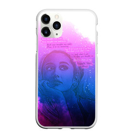 Чехол для iPhone 11 Pro матовый с принтом Ariana Grande Thank You Next в Петрозаводске, Силикон |  | ariana grande | art | lyrics | music | singer | sketch | sky | song | space | thank you | ариана гранде | арт | вселенная | музыка | небо | песня | рисунок | спасибо | стихи | текст