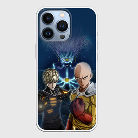 Чехол для iPhone 13 Pro с принтом Сайтама и соперники в Петрозаводске,  |  | one punch man | saitama | ванпанчмен | герои | люди | персонажи | сайтама