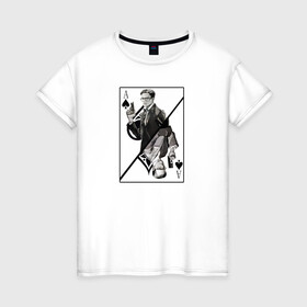 Женская футболка хлопок с принтом Кингсман в Петрозаводске, 100% хлопок | прямой крой, круглый вырез горловины, длина до линии бедер, слегка спущенное плечо | kingsman | manners maketh man | кингсман