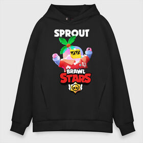 Мужское худи Oversize хлопок с принтом BRAWL STARS TROPICAL SPROUT в Петрозаводске, френч-терри — 70% хлопок, 30% полиэстер. Мягкий теплый начес внутри —100% хлопок | боковые карманы, эластичные манжеты и нижняя кромка, капюшон на магнитной кнопке | brawl stars | crow | gale | leon | leon shark | max | mr.p | sally leon | shark | sprout | tara | tropical sprout | virus 8 bit | werewolf leon | акула | берли | бравл старс | ворон | макс | оборотень