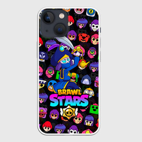 Чехол для iPhone 13 mini с принтом BRAWL STARS MORTIS в Петрозаводске,  |  | bibi | brawl stars | coach mike | crow | gale | leon | leon shark | max | mecha crow | mortis | mr.p | phoenix | sally leon | sandy | spike | sprout | tara | unicorn | virus 8 bit | werewolf | ворон | оборотень