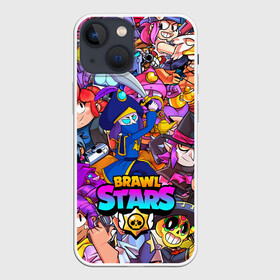 Чехол для iPhone 13 mini с принтом BRAWL STARS MORTIS в Петрозаводске,  |  | bibi | brawl stars | coach mike | crow | gale | leon | leon shark | max | mecha crow | mortis | mr.p | phoenix | sally leon | sandy | spike | sprout | tara | unicorn | virus 8 bit | werewolf | ворон | оборотень