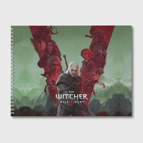 Альбом для рисования с принтом The Witcher 5-летие в Петрозаводске, 100% бумага
 | матовая бумага, плотность 200 мг. | Тематика изображения на принте: blood and wine | cd project red | games | geralt | hearts of stone | the witcher | wild hunt | ведьмак | геральт | дикая охота | игры | йеннифер | каменные сердца | кровь и вино | трисс | цири