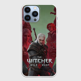 Чехол для iPhone 13 Pro Max с принтом The Witcher 5 летие в Петрозаводске,  |  | blood and wine | cd project red | games | geralt | hearts of stone | the witcher | wild hunt | ведьмак | геральт | дикая охота | игры | йеннифер | каменные сердца | кровь и вино | трисс | цири