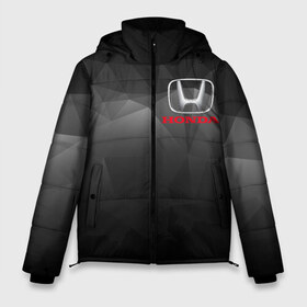 Мужская зимняя куртка 3D с принтом HONDA в Петрозаводске, верх — 100% полиэстер; подкладка — 100% полиэстер; утеплитель — 100% полиэстер | длина ниже бедра, свободный силуэт Оверсайз. Есть воротник-стойка, отстегивающийся капюшон и ветрозащитная планка. 

Боковые карманы с листочкой на кнопках и внутренний карман на молнии. | acura | auto | cr z | honda | honda power | japan | japanese | nsx | sport | авто | автомобиль | автомобильные | акура | бренд | марка | машины | спорт | хонда | япония