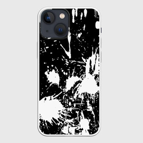 Чехол для iPhone 13 mini с принтом ABSTRACT в Петрозаводске,  |  | abstraction | geometry | hexagon | neon | paints | stripes | texture | triangle | абстракция | брызги | геометрия | краски | неон | неоновый | соты | текстура