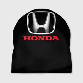 Шапка 3D с принтом HONDA в Петрозаводске, 100% полиэстер | универсальный размер, печать по всей поверхности изделия | acura | auto | cr z | honda | honda power | japan | japanese | nsx | sport | авто | автомобиль | автомобильные | акура | бренд | марка | машины | спорт | хонда | япония