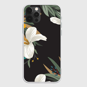 Чехол для iPhone 12 Pro Max с принтом Цветочный арт в Петрозаводске, Силикон |  | арт | иллюстрация | лето | лист | листья | природа | узор | узоры | цветок | цветы | ягода | ягоды