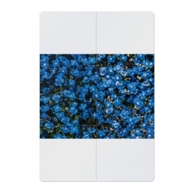 Магнитный плакат 2Х3 с принтом Поле синих цветов фиалки лето в Петрозаводске, Полимерный материал с магнитным слоем | 6 деталей размером 9*9 см | голубые цветочки | лето | луг | незабудки | поле | поляна | синие цветы | узор из цветов | фиалки | фото реализм | цветы