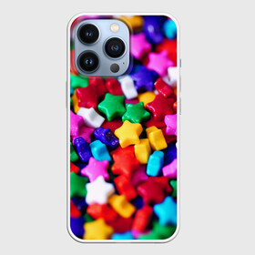 Чехол для iPhone 13 Pro с принтом Разноцветные звездочки звезды в Петрозаводске,  |  | star | детали | звезды | конструктор | мозаика | радужный | разноцветные звездочки | смело | яркий