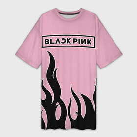 Платье-футболка 3D с принтом BlackPink в Петрозаводске,  |  | blackpink | ddu du ddu du | jennie | jisoo | k pop | lisa | rose | блекпинк | дду ду дду ду | дженни | джису | лисы | розэ