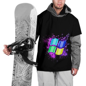 Накидка на куртку 3D с принтом Windows ART в Петрозаводске, 100% полиэстер |  | art | microsoft | pc | windows | windows 10 | виндовс | виндоус | шиндовс