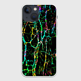 Чехол для iPhone 13 mini с принтом Текстура в Петрозаводске,  |  | абстракция | брызги красок | космос | краска | краски | неон | пятна | разводы | текстура