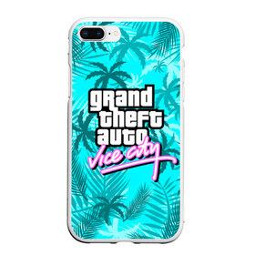 Чехол для iPhone 7Plus/8 Plus матовый с принтом GTA VICE CITY в Петрозаводске, Силикон | Область печати: задняя сторона чехла, без боковых панелей | grand theft auto | grove street | grove street 4 life | gta | gta 4 | gta 5 | gta sa | gta v | samp | san andreas | грув стрит | игры | самп | сан андреас