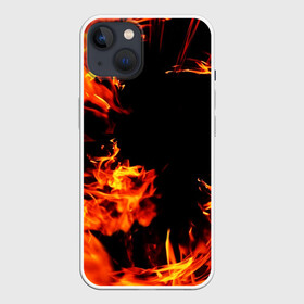 Чехол для iPhone 13 с принтом ОГОНЬ | FIRE в Петрозаводске,  |  | Тематика изображения на принте: abstract | bright | fire | flame | geometry | geometry stripes | grunge | heat | light | texture | wildfire | абстракция | брызги | геометрические полосы | геометрия | гранж | искры | краски | огненный | огонь | пламя | пожар | текстура