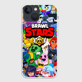 Чехол для iPhone 13 mini с принтом BRAWL STARS ВСЕ БРАВЛЕРЫ в Петрозаводске,  |  | bibi | brawl stars | coach mike | crow | gale | leon | leon shark | max | mecha crow | mortis | mr.p | nani | phoenix | sally leon | sandy | spike | sprout | tara | virus 8 bit | werewolf | ворон | оборотень