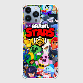 Чехол для iPhone 13 Pro Max с принтом BRAWL STARS ВСЕ БРАВЛЕРЫ в Петрозаводске,  |  | Тематика изображения на принте: bibi | brawl stars | coach mike | crow | gale | leon | leon shark | max | mecha crow | mortis | mr.p | nani | phoenix | sally leon | sandy | spike | sprout | tara | virus 8 bit | werewolf | ворон | оборотень