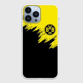 Чехол для iPhone 13 Pro Max с принтом BORUSSIA в Петрозаводске,  |  | Тематика изображения на принте: borussia | fc | football | football club | sport | боруссия | спорт | спортивные | униформа | фк | футбол | футбольный клуб