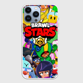 Чехол для iPhone 13 Pro Max с принтом BRAWL STARS ВСЕ БРАВЛЕРЫ в Петрозаводске,  |  | Тематика изображения на принте: bibi | brawl stars | coach mike | crow | gale | leon | leon shark | max | mecha crow | mortis | mr.p | nani | phoenix | sally leon | sandy | spike | sprout | tara | virus 8 bit | werewolf | ворон | оборотень