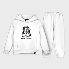 Детский костюм хлопок Oversize с принтом BEST FRIEND (Z) в Петрозаводске,  |  | best friend | dog | doggie | doggy | друг человека | другу | кинолог | лабрадор | мохнатый | пес | пёсель | пёсик | подарок | подруге | собака | собакен | собаки | собачка | собачнику