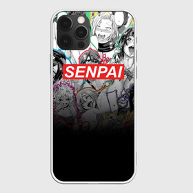 Чехол для iPhone 12 Pro Max с принтом SENPAI в Петрозаводске, Силикон |  | ahegao | anime | kawai | kowai | oppai | otaku | senpai | sugoi | waifu | yandere | аниме | ахегао | ковай | культура | отаку | семпай | сенпай | тренд | яндере