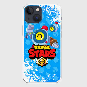 Чехол для iPhone 13 mini с принтом BRAWL STARS NANI в Петрозаводске,  |  | bibi | brawl stars | coach mike | crow | gale | leon | leon shark | max | mecha crow | mortis | mr.p | nani | phoenix | sally leon | sandy | spike | sprout | tara | virus 8 bit | werewolf | ворон | оборотень