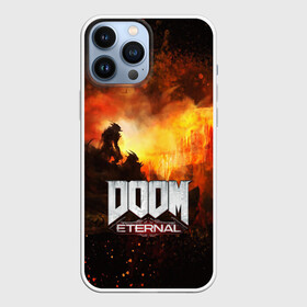 Чехол для iPhone 13 Pro Max с принтом DOOM ETERNAL в Петрозаводске,  |  | bethesda softworks | doom eternal | doomguy | id software | демоны | дум этернал | марс | палач рока | этернал