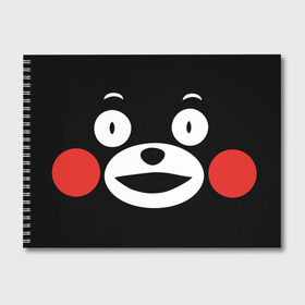 Альбом для рисования с принтом Kumamon в Петрозаводске, 100% бумага
 | матовая бумага, плотность 200 мг. | fire | for | glory | hell | japan | kumamon | of course | ofc | satan | the | иероглифы | кумамон | медведь | огонь | пожар | сатана | япония