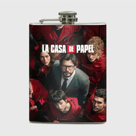 Фляга с принтом La Casa de Papel (Z) в Петрозаводске, металлический корпус | емкость 0,22 л, размер 125 х 94 мм. Виниловая наклейка запечатывается полностью | Тематика изображения на принте: la casa de papel | netflix | берлин | бумажный дом | лиссабон | профессор | сальва | токио