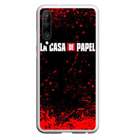 Чехол для Honor P30 с принтом La Casa de Papel (+спина) (Z) в Петрозаводске, Силикон | Область печати: задняя сторона чехла, без боковых панелей | la casa de papel | netflix | берлин | бумажный дом | лиссабон | профессор | сальва | токио