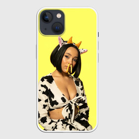 Чехол для iPhone 13 с принтом DOJA CAT в Петрозаводске,  |  | amala | amalaratna zandile dlamini | doja cat | hot pink | mooo | music | pink | rap | say so | интернет | корова | мем | музыка | мууу | розовый | рэп