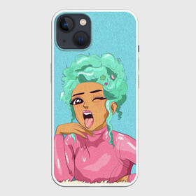 Чехол для iPhone 13 с принтом DOJA CAT в Петрозаводске,  |  | amala | amalaratna zandile dlamini | doja cat | hot pink | mooo | music | pink | rap | say so | интернет | корова | мем | музыка | мууу | розовый | рэп