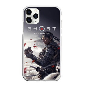 Чехол для iPhone 11 Pro матовый с принтом Ghost of Tsushima в Петрозаводске, Силикон |  | Тематика изображения на принте: ghost of tsushima | jin | tsushima | призрак цсусимы | призрак цусимы