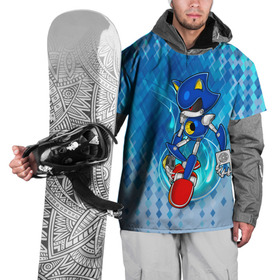 Накидка на куртку 3D с принтом Metal Sonic в Петрозаводске, 100% полиэстер |  | Тематика изображения на принте: metal sonic | видеоигры | поколения ежик соник | робот | супер ёж