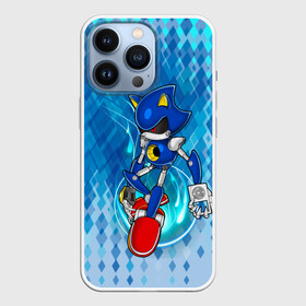 Чехол для iPhone 13 Pro с принтом Metal Sonic в Петрозаводске,  |  | Тематика изображения на принте: metal sonic | видеоигры | поколения ежик соник | робот | супер ёж