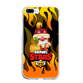 Чехол для iPhone 7Plus/8 Plus матовый с принтом BRAWL STARS GALE БРАВЛ СТАРС ГЕЙЛ в Петрозаводске, Силикон | Область печати: задняя сторона чехла, без боковых панелей | bibi | brawl stars | bright | coach mike | crow | fire | gale | heat | leon | leon shark | light | max | mecha crow | mortis | mr.p | nani | phoenix | sally leon | sandy | spike | sprout | tara | virus 8 bit | werewolf | wildfire |