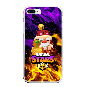 Чехол для iPhone 7Plus/8 Plus матовый с принтом BRAWL STARS GALE в Петрозаводске, Силикон | Область печати: задняя сторона чехла, без боковых панелей | bibi | brawl stars | coach mike | crow | gale | leon | leon shark | max | mecha crow | mortis | mr.p | nani | phoenix | sally leon | sandy | spike | sprout | tara | virus 8 bit | werewolf | ворон | оборотень