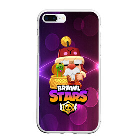 Чехол для iPhone 7Plus/8 Plus матовый с принтом BRAWL STARS GALE в Петрозаводске, Силикон | Область печати: задняя сторона чехла, без боковых панелей | bibi | brawl stars | coach mike | crow | gale | leon | leon shark | max | mecha crow | mortis | mr.p | nani | phoenix | sally leon | sandy | spike | sprout | tara | virus 8 bit | werewolf | ворон | оборотень